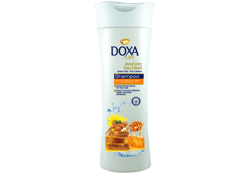 DOXALIFE Ш-нь 600мл с экстрактом Меда и Миндаля д/густых вол. фото 1