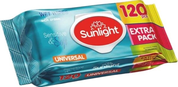 SUNLIGHT Салф.влажн.120шт.Универсал фото 1