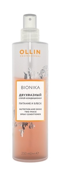 OLLIN BN Спрей-конд.2-х фазн.Питание и блеск 250мл АКЦИЯ+ фото 1