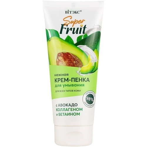 Вит SFruit Крем-пенка д/умыв.авокадо/коллаг/бетаин 200мл фото 1