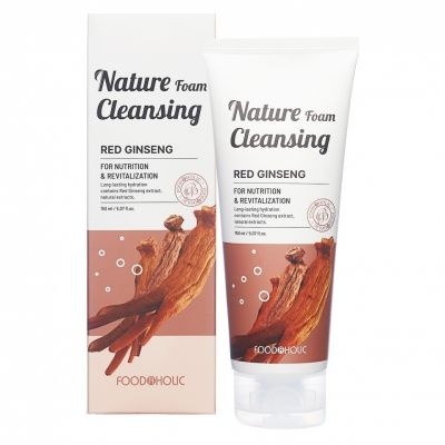 FOODAHOLIC Пенка для лица с женьшенем (150мл) фото 1