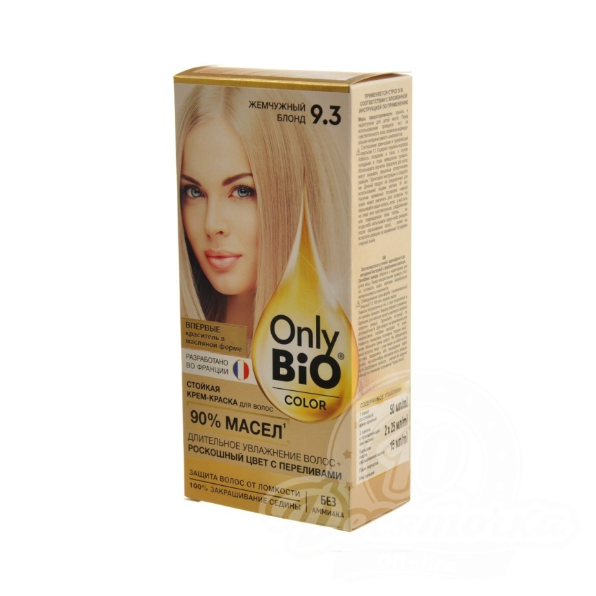 Only Bio Кр-кр в форме масла 115мл 9.3 Жемчужный блонд фото 1