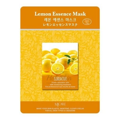 MIJIN Маска-ткань д/л 23г Лимон Смягчающ. фото 1