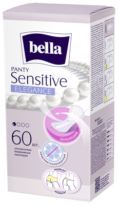 БЕЛЛА ежедн. Ультра Панти Сенсетив Elegance 60шт./1483 фото 1