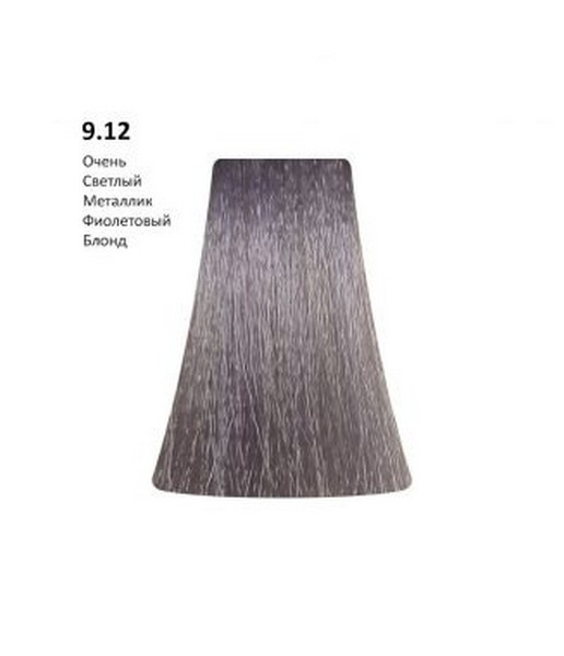 PICASSO Кр-кр д/вол.100мл 9.12 Оч.св. металлик фиолет.блонд фото 1