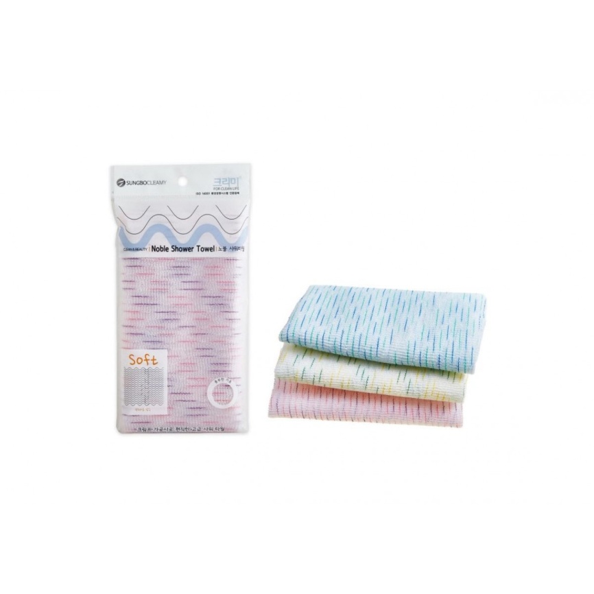 SB Мочалка д/душа 28*95 Noble Благородное очищение фото 1