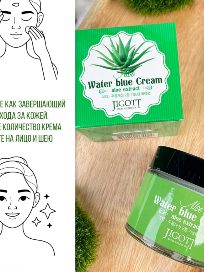 JIGOTT Крем д/л 70мл с Алоэ фото 1