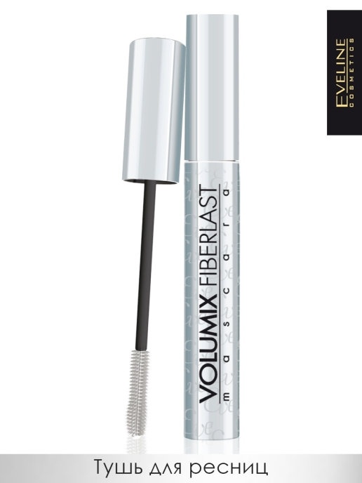 ЭВ Тушь Volume Fiberlast удлин+подкруч 9мл сереб. фото 1