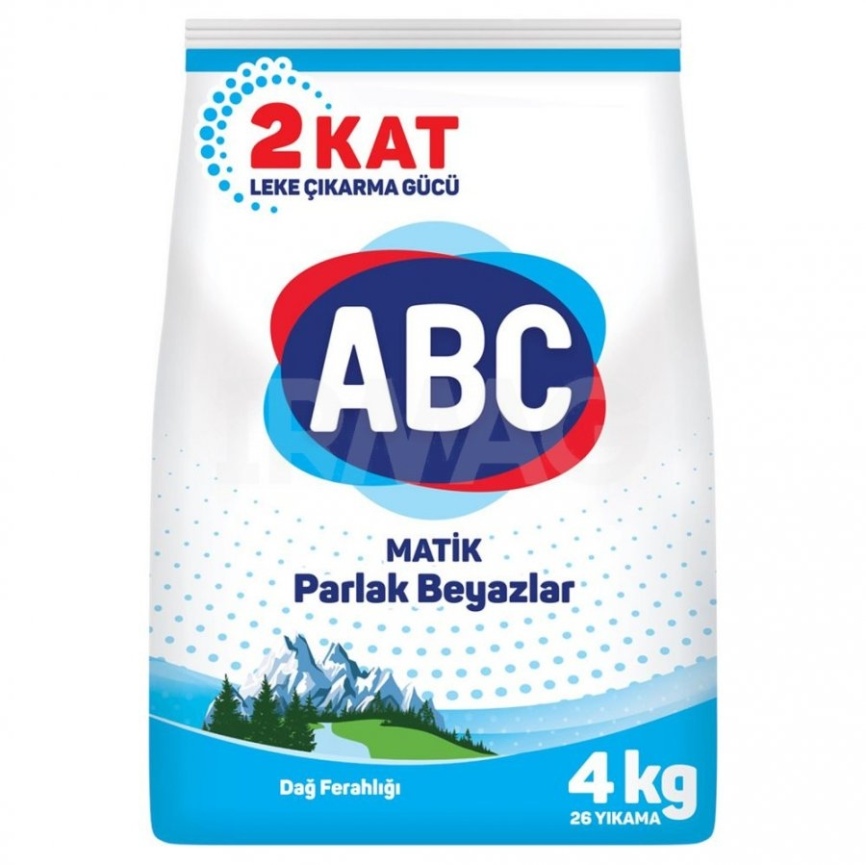 АВС Порошок Горная свежесть д/белого 4кг. фото 1