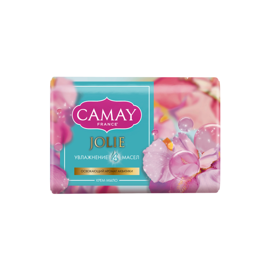 CAMAY 85г мыло Акватик увл. 4масла фото 1