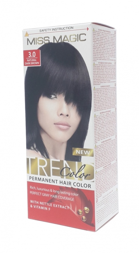 Краска д/вол Miss Magic 3.0 натур.темно-коричн. фото 1