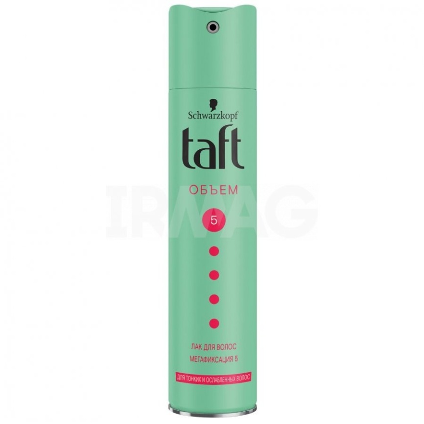Тафт Зел.л.ОБЪЕМ Лак д/в 225 мл мега фикс. фото 1