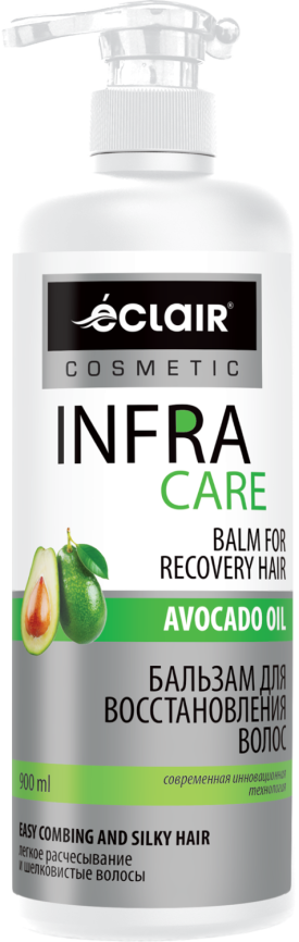 ECLAIR INFRA CARE Б-м 900мл д/восст.с маслом Авокадо фото 1