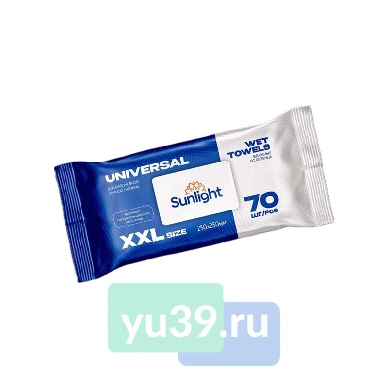 SUNLIGHT Салф.влажн.70шт.XXL Universal фото 1