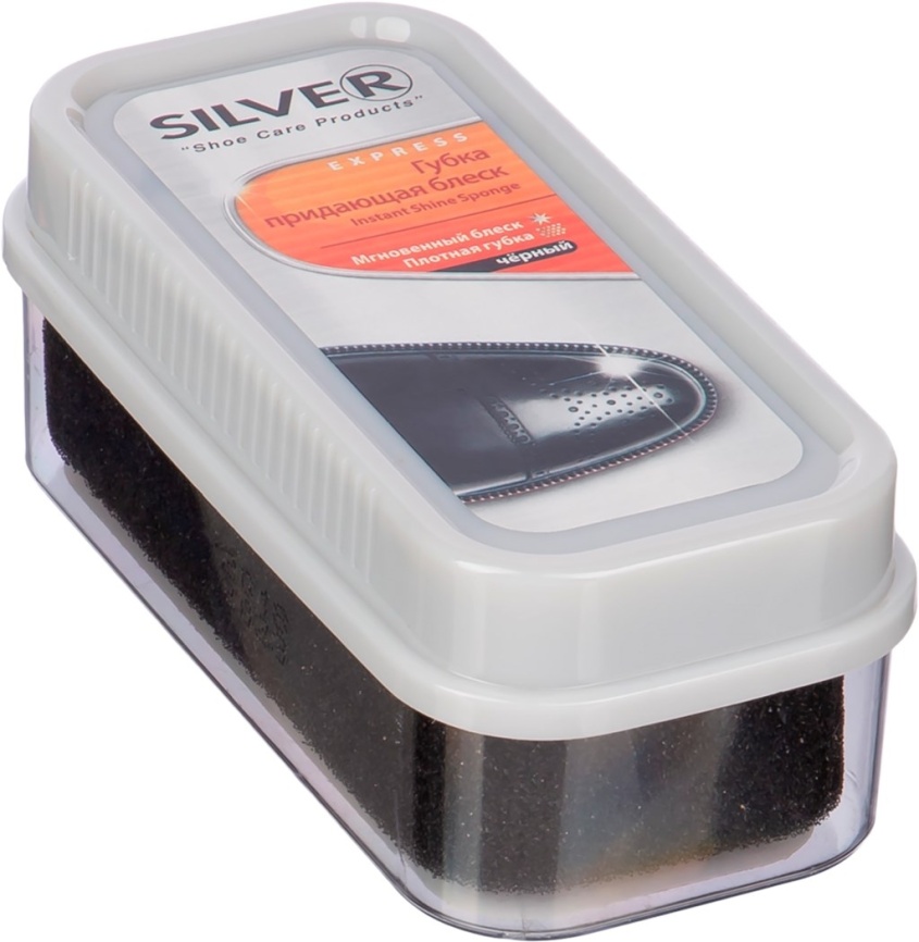 СИЛЬВЕР Губка-блеск Черная фото 1