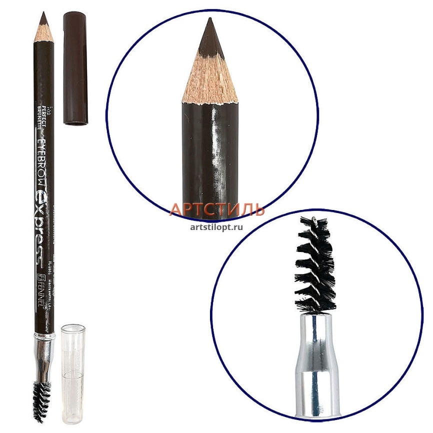 FL 2002 №101 Кар-ш д/бровей черный фото 1