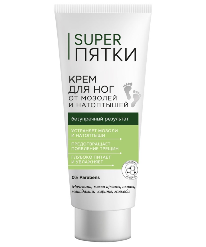 SUPER ПЯТКИ Крем.д/ногот мозолей и натоптышей 75мл фото 1