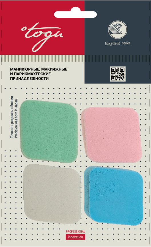 TOGU 2914 Н-р спонжей д/мак.4шт. фото 1