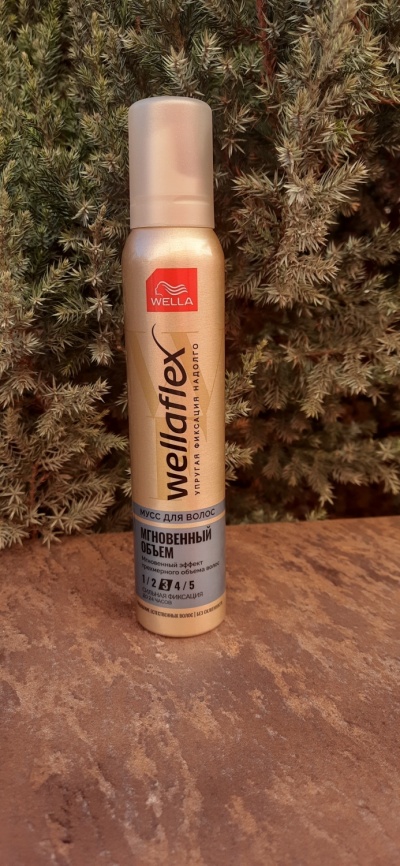 WELLAFLEX Пена д/вол. №3"Мгнов.объем" с.ф.200мл  фото 1