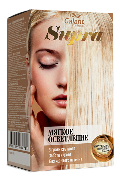 NEW Галант SUPRA мягкое осветление (прир.масло,белый лен,вит.A,E,F) фото 1