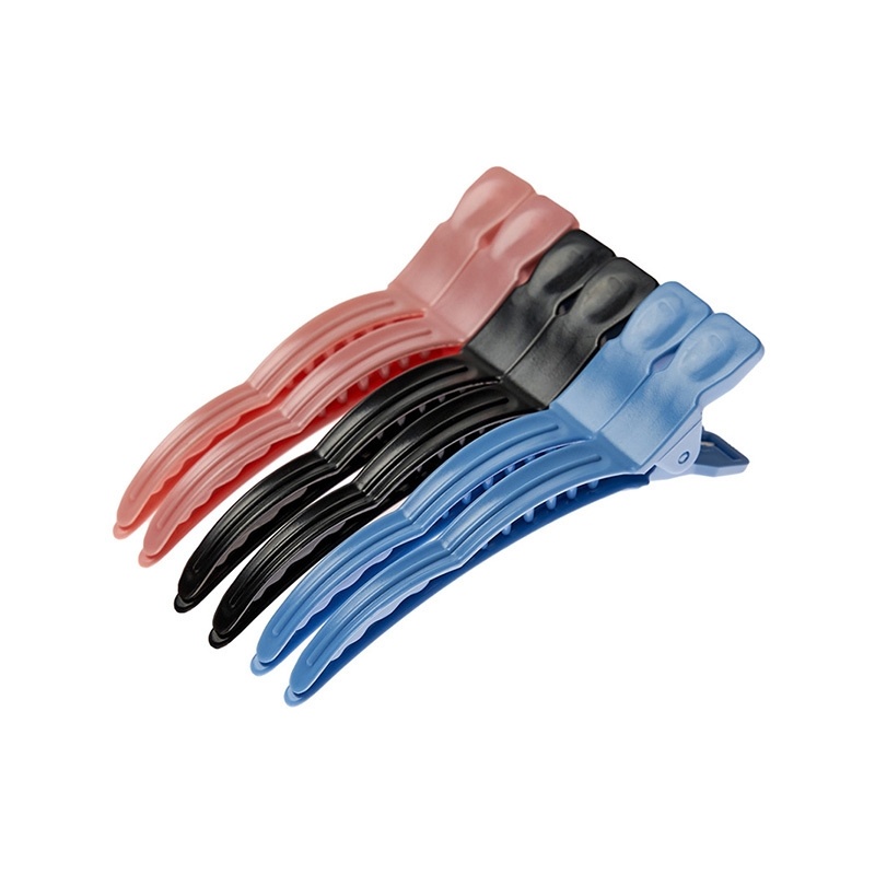 HAR 10899-mix Зажим д/вол.пласт.цветные 11см 6шт. фото 1