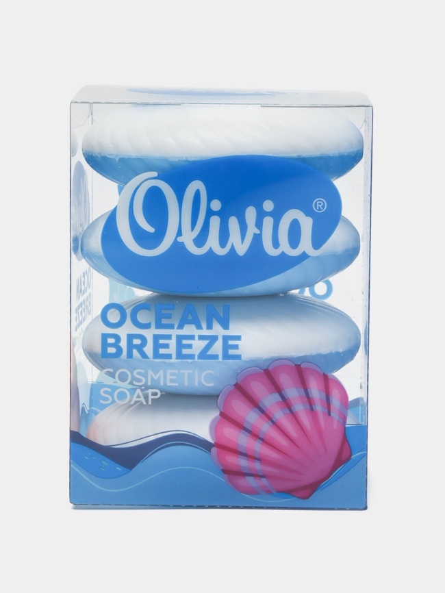 OLIVIA Мыло туалет.4х105г Бриз океана фото 1