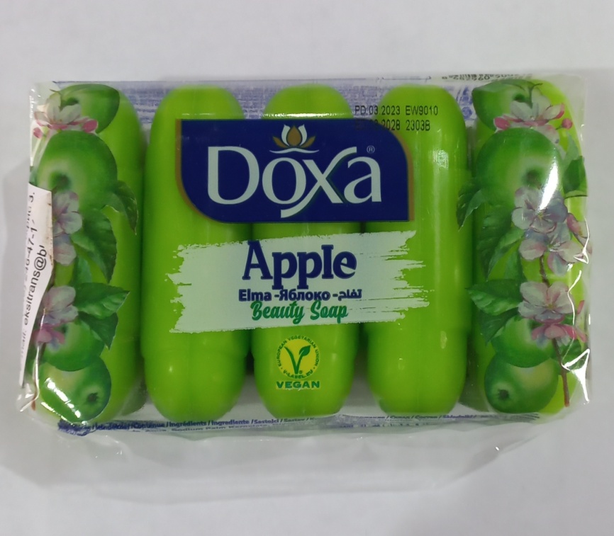 DOXA Мыло туалет.экопак 5х55г Яблоко фото 1