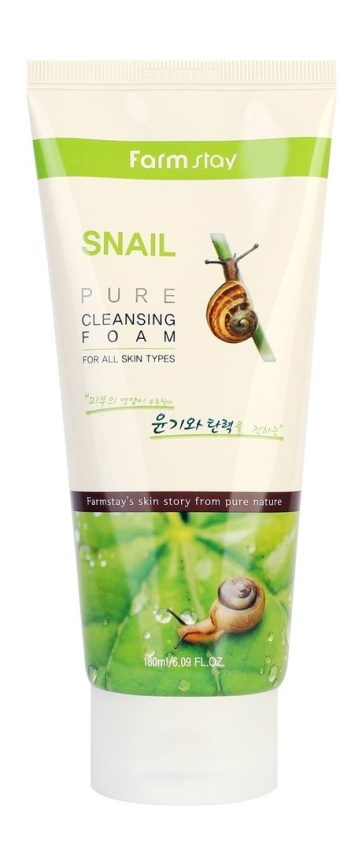FARMSTAY Пенка д/умыв.180мл Муцин улитки фото 1