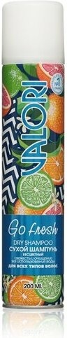 VALORI Сух. шампунь Go Fresh  200мл д/всех/т/вол. фото 1