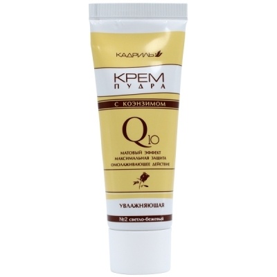 Кадриль Крем тон.Q10 №2 светл.беж. 40мл. фото 1