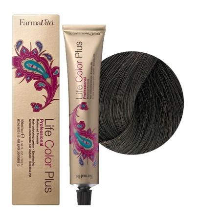 FARMAVITA LC+ Ст.кр-кр 100мл 4.12 Каштан.пепел.ирис фото 1