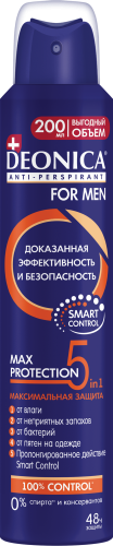 DEONICA Men Дез.спрей 200мл  5Protection фото 1