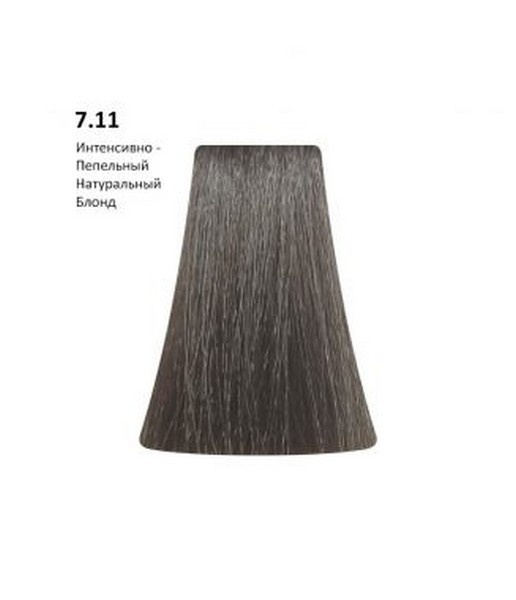 PICASSO Кр-кр д/вол.100мл 7.11 Интенс.пепельн.натур.блонд фото 1