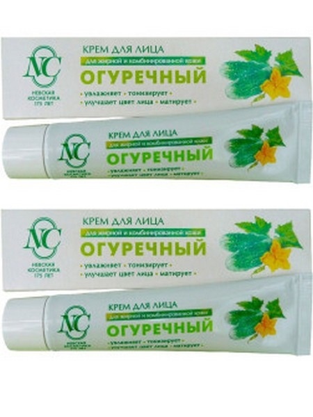 Н/К Крем д/лица Огуречный 40мл фото 1