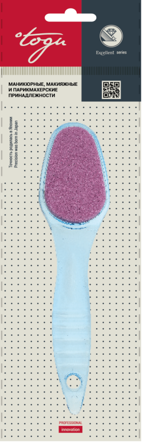 TOGU 3001 Терка д/педик.изогнут.с камнем фото 1