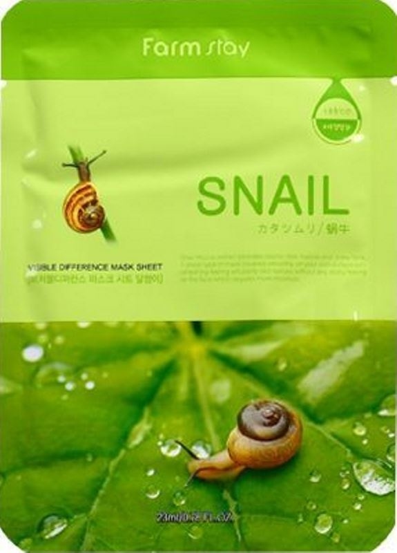 FARMSTAY Маска-ткань 23мл Муцин улитки фото 1