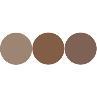 FL 2344 №1 Тени д/бровей кофе+шоколад фото 1