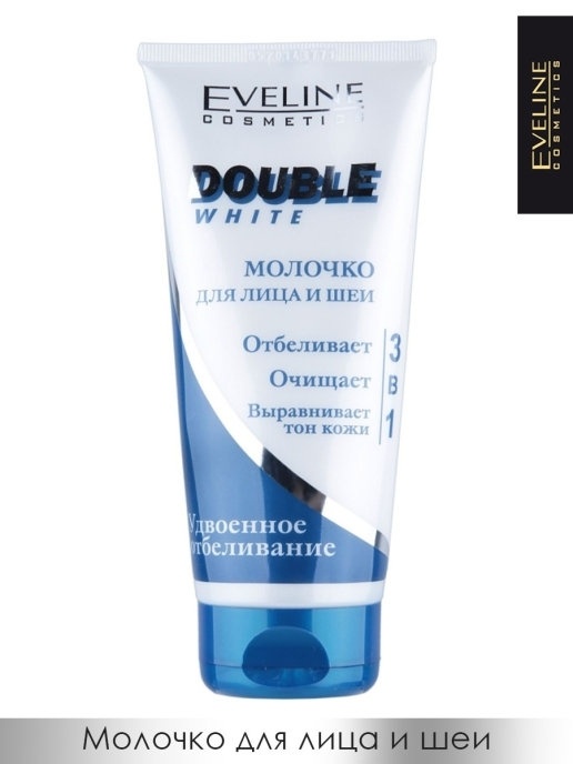 ЭВ DOUBLE WHITE Молочко д/лица/шеи отбел.200мл фото 1