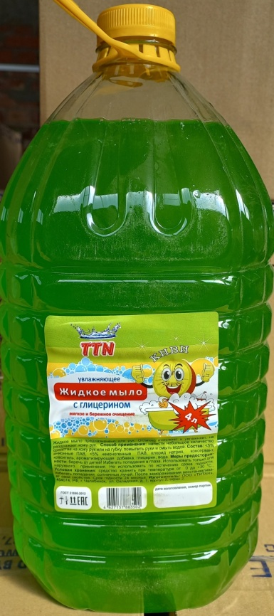 ТИТАН Мыло жидк.4л Киви (ПЭТ) фото 1