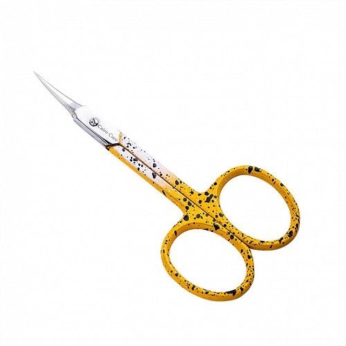 СС  С-317 Ножницы для кутикулы желтые изогнутые фото 1