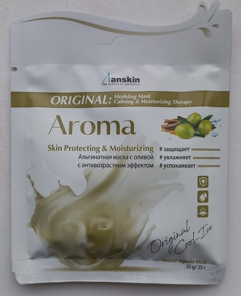 ANSKIN Маска альгинатная д/л 25г Антивозрастная освеж. фото 1