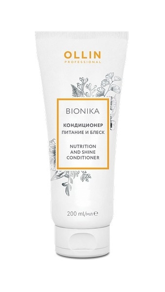 OLLIN BN Конд.Питание и блеск 200мл фото 1