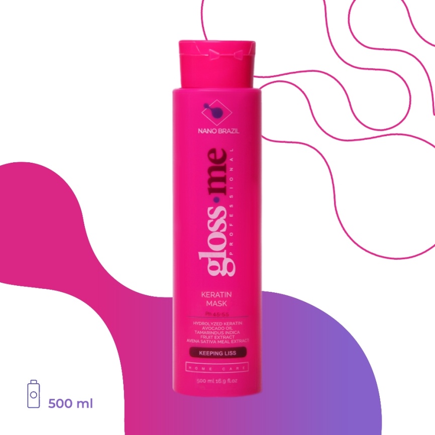 BB|One Nano Brazil Маска Gloss me Keratin 500мл фото 1