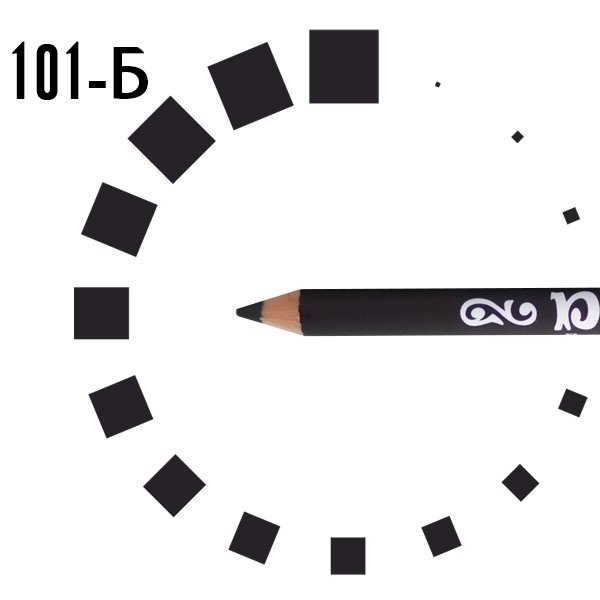 Ресничка Кар-ш д/глаз №101 Б черный (Чехия) фото 1