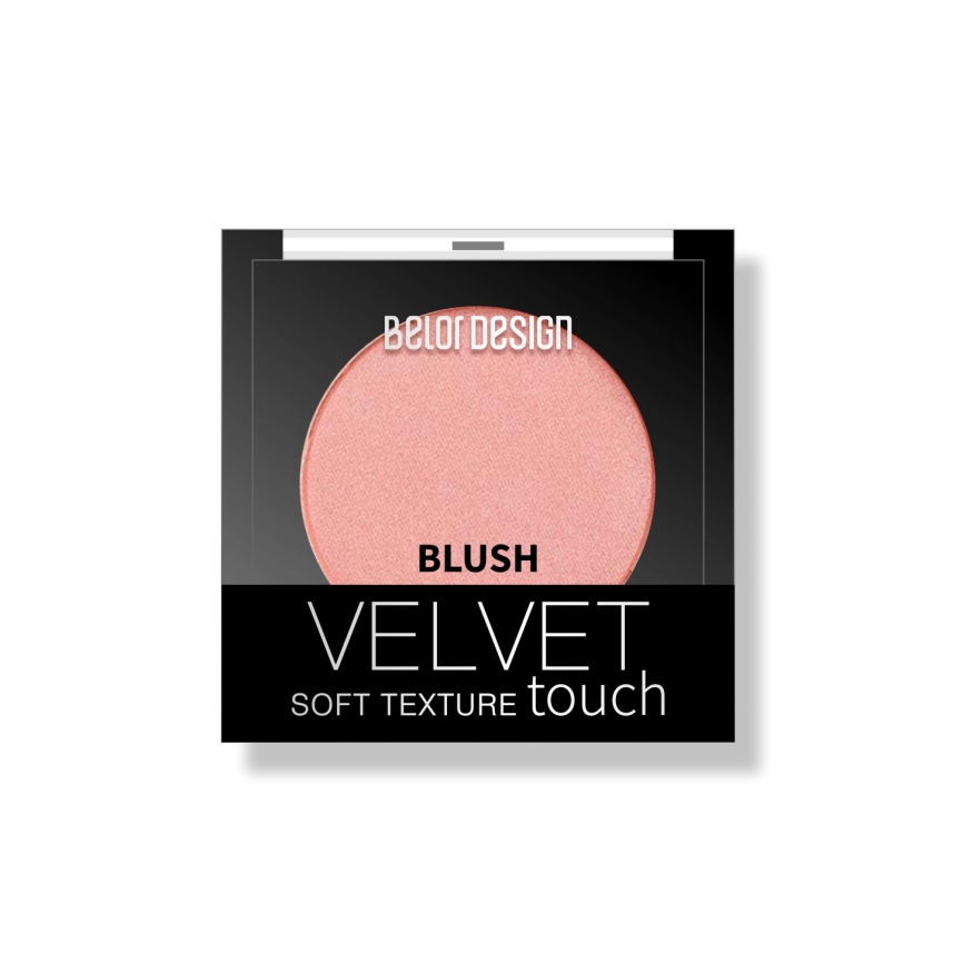 БЕЛ ДИЗ Румяна для лица Velvet Touch 3,6г (101) нежный персик фото 1