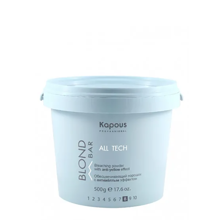Kapous Проф.Порошок 500мл Обесцвеч.антижелт.All teach BB №8 фото 1
