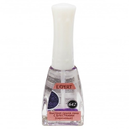 EXPERT №642 Быстрая сушка с блест.(сирень) 11,5мл фото 1