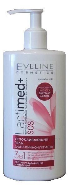 ЭВ+ L.Med Гель-интим.усп.Молочн.кисл.+Клюква 250мл (доз) фото 1