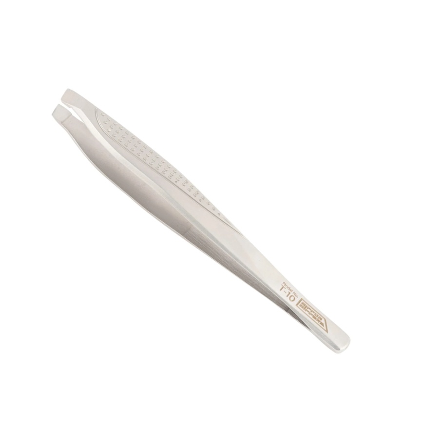 NN T-10 Пинцет д/бровей Скошеный край 93мм фото 1