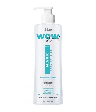 WOW BLOND AFTER BLEACHING Маска 500мл-20% фото 1